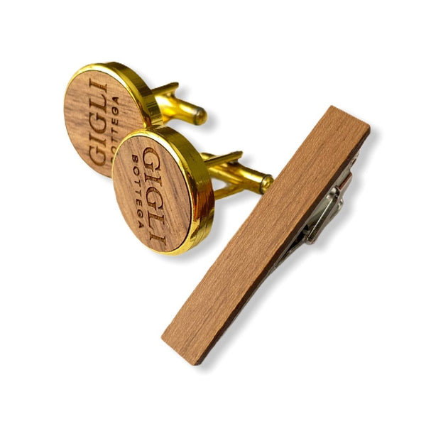 Set Cufflinks and Tie clip