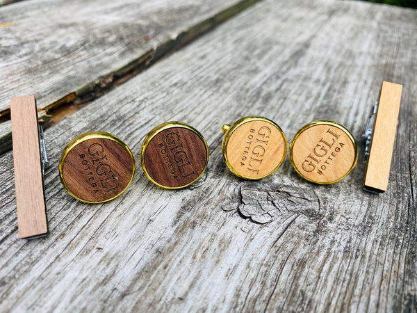 Set Cufflinks and Tie clip